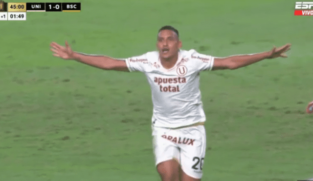 Universitario vence por 1-0 a Barcelona SC en los primeros 45 minutos. Foto: captura de pantalla de ESPN Universitario vence por 1-0 a Barcelona SC en los primeros 45 minutos. Foto: captura de pantalla de ESPN