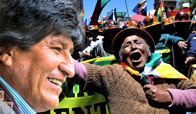 Evo Morales recordó que durante su gobierno "nunca faltó combustible ni dólares". Foto: Composición LR. Evo Morales recordó que durante su gobierno "nunca faltó combustible ni dólares". Foto: Composición LR.