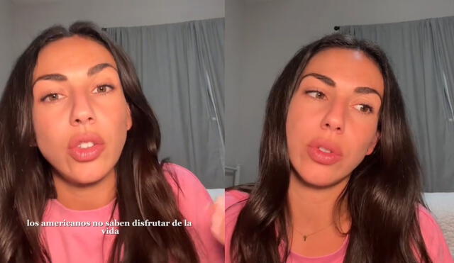 Carla, una joven española residente en Estados Unidos expuso en TikTok las diferencias de ambos países. Foto: composición LR/TikTok Carla, una joven española residente en Estados Unidos expuso en TikTok las diferencias de ambos países. Foto: composición LR/TikTok