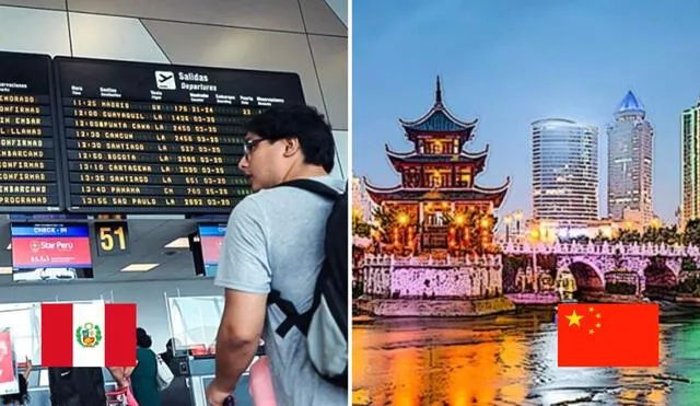 La excepción de la obligatoriedad de portar visas para viajar de China durará hasta 2026. Foto: composición LR/El Peruano La excepción de la obligatoriedad de portar visas para viajar de China durará hasta 2026. Foto: composición LR/El Peruano