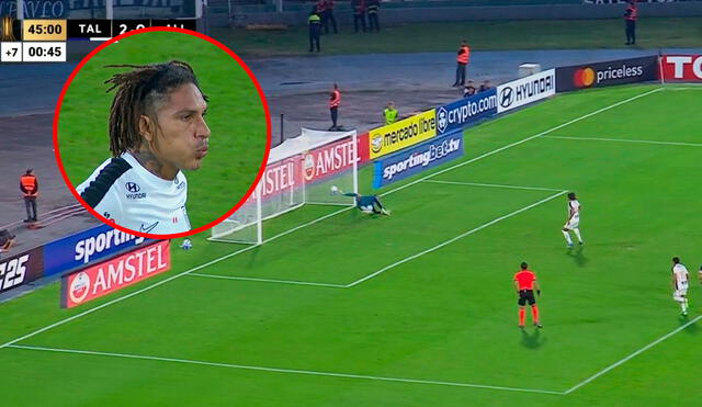 Paolo Guerrero falló el penal para Alianza Lima que pudo ser el descuento para blanquiazules. Foto: captura de pantalla de ESPN Paolo Guerrero falló el penal para Alianza Lima que pudo ser el descuento para blanquiazules. Foto: captura de pantalla de ESPN