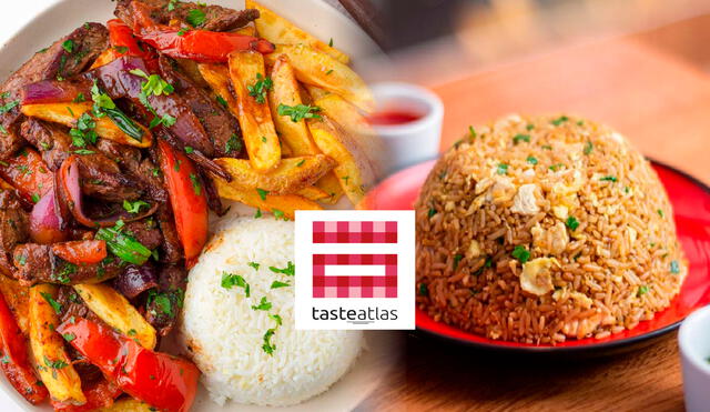 Taste Atlas coloca al lomo saltado y al arroz chaufa dentro de los mejores 50 platos salteados en el mundo. Foto: Composición LR/Andina. Taste Atlas coloca al lomo saltado y al arroz chaufa dentro de los mejores 50 platos salteados en el mundo. Foto: Composición LR/Andina.