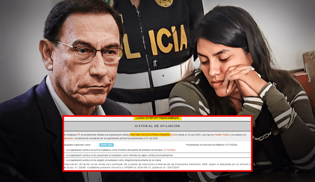 Abogada de 'Cuchillo' milita en el partido que busca llevar a la presidencia a Martín Vizcarra | Composición: Jazmín Paredes / Foto: LR. Abogada de 'Cuchillo' milita en el partido que busca llevar a la presidencia a Martín Vizcarra | Composición: Jazmín Paredes / Foto: LR.