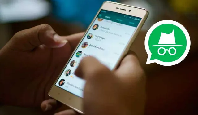Modo incógnito de WhatsApp está disponible en Android e iOS. Modo incógnito de WhatsApp está disponible en Android e iOS.