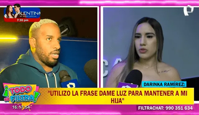Darinka Ramírez y Jefferson Farfán tienen una hija en común. Foto: Panamericana. Darinka Ramírez y Jefferson Farfán tienen una hija en común. Foto: Panamericana.