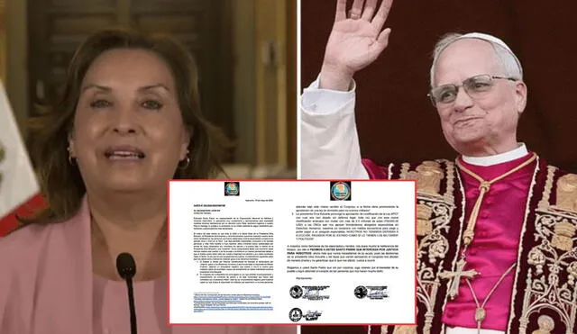 Carta de los deudos por la represión policial fue enviada a León XIV | Composición: LR. Carta de los deudos por la represión policial fue enviada a León XIV | Composición: LR.