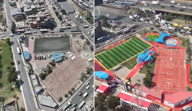 Un 'miniestadio' ha sido renovado y rediseñado luego de haber sido abandonado durante muchos años. Foto: Composición LR/CDN/Static Un 'miniestadio' ha sido renovado y rediseñado luego de haber sido abandonado durante muchos años. Foto: Composición LR/CDN/Static