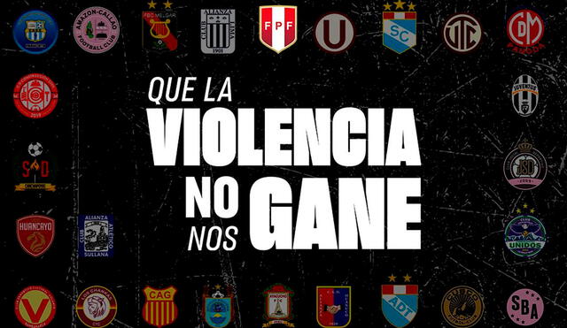 La Federación Peruana de Fútbol acaba de lanzar una nueva campaña contra la violencia. Foto: FPF La Federación Peruana de Fútbol acaba de lanzar una nueva campaña contra la violencia. Foto: FPF