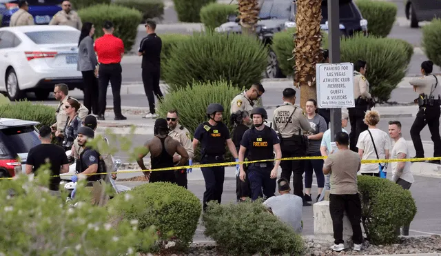 Los oficiales abatieron a autor de los disparos en gimnasio de Las Vegas. Los oficiales abatieron a autor de los disparos en gimnasio de Las Vegas.