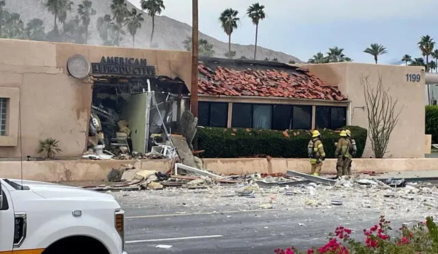 Explosión en Palm Springs, California daña centro reproductivo de Palm Springs y otros edificios aledaños.
