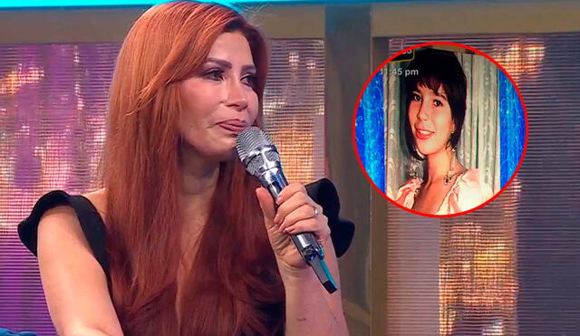 Milena Zárate se conmovió hasta las lágrimas. Foto: Composición LR/Captura/América TV Milena Zárate se conmovió hasta las lágrimas. Foto: Composición LR/Captura/América TV