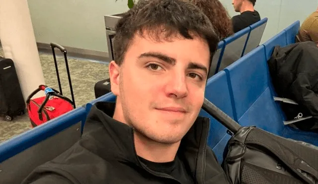 Gonzalo Waisman jovén de 22 años que fue el primer pasajero en el aeropuerto Jorge Chávez: Foto: Gonzalo Waisman Gonzalo Waisman jovén de 22 años que fue el primer pasajero en el aeropuerto Jorge Chávez: Foto: Gonzalo Waisman