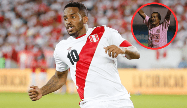 Jefferson Farfán utilizó la mítica '10' de la selección peruana. Foto: Andina / Composición LR Jefferson Farfán utilizó la mítica '10' de la selección peruana. Foto: Andina / Composición LR