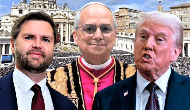 Trump envió a JD como su reemplazo para acudir a la misa de entronización en Roma. Foto: Composición LR. Trump envió a JD como su reemplazo para acudir a la misa de entronización en Roma. Foto: Composición LR.