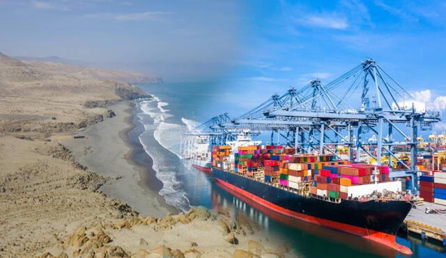 Puerto Corío se ubica al sur del Perú, en la región Arequipa y aportaría significativamente al PBI. Foto: Composición LR/Andina. Puerto Corío se ubica al sur del Perú, en la región Arequipa y aportaría significativamente al PBI. Foto: Composición LR/Andina.