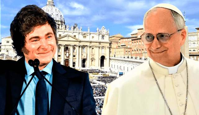 El Papa León XIV aseguró que se reunirá con Milei, según Gerardo Werthein. Foto: Composición LR. El Papa León XIV aseguró que se reunirá con Milei, según Gerardo Werthein. Foto: Composición LR.