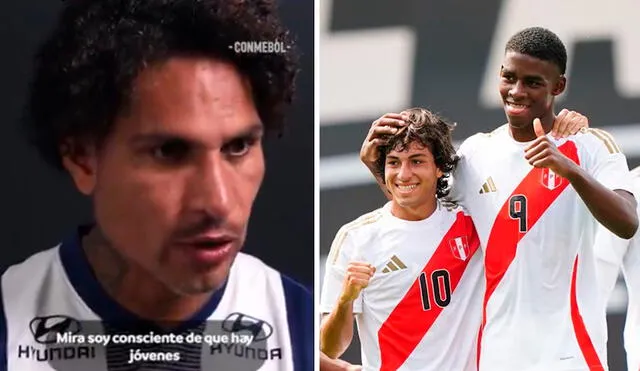 Paolo Guerrero reconoció la necesidad de que la selección peruana se nutra de jugadores jóvenes. Foto: composición de LR/captura de Conmebol/FPF Paolo Guerrero reconoció la necesidad de que la selección peruana se nutra de jugadores jóvenes. Foto: composición de LR/captura de Conmebol/FPF