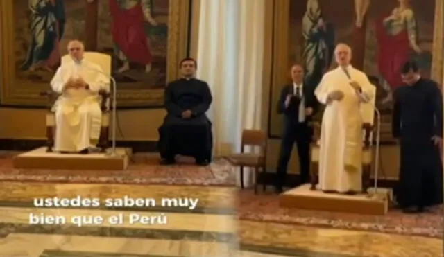 El papa León XIV expresa su profundo cariño por el Perú durante audiencia en el Vaticano. Foto: composición LR/captura Canal N. El papa León XIV expresa su profundo cariño por el Perú durante audiencia en el Vaticano. Foto: composición LR/captura Canal N.