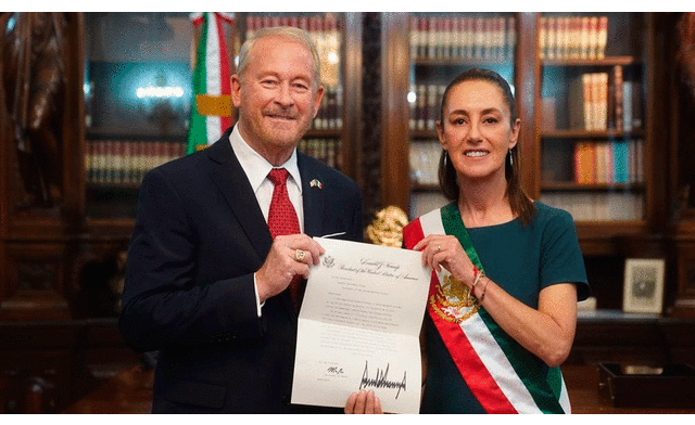 El primer encuentro entre Claudia Sheinbaum y Ron Johnson sienta las bases de una relación institucional sólida.
