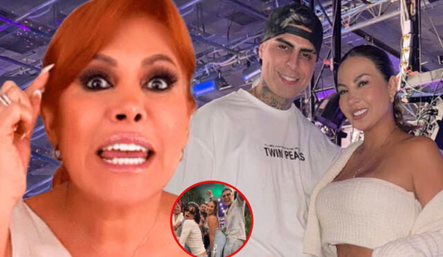 Magaly Medina estalla contra Pamela López y Paul Michael: "Tiene a un títere parado a su costado". Foto: Composición LR/captura ATV Magaly Medina estalla contra Pamela López y Paul Michael: "Tiene a un títere parado a su costado". Foto: Composición LR/captura ATV