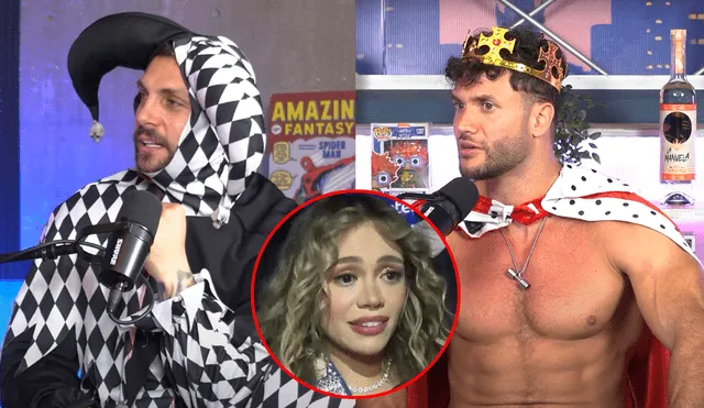 Mayra Goñi responde tras posibles acusaciones de infidelidad y se distancia de Fabio Agostini: "Yo no tengo problemas con nadie". Foto: Composición LR/captura Youtube/captura América TV