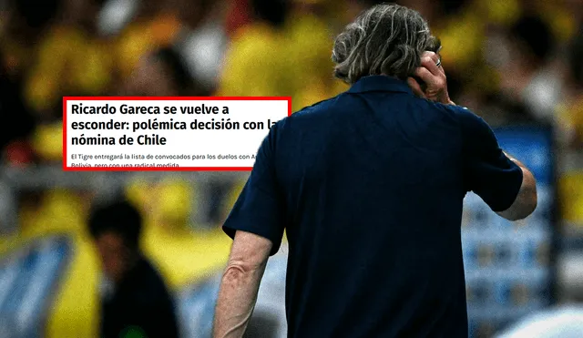 Ricardo Gareca solo consiguió un triunfo con Chile en las Eliminatorias 2026. Foto: composición LR/AFP Ricardo Gareca solo consiguió un triunfo con Chile en las Eliminatorias 2026. Foto: composición LR/AFP