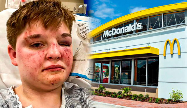 Joven sufre golpiza por su orientación sexual en McDonald's de Illinois. Joven sufre golpiza por su orientación sexual en McDonald's de Illinois.