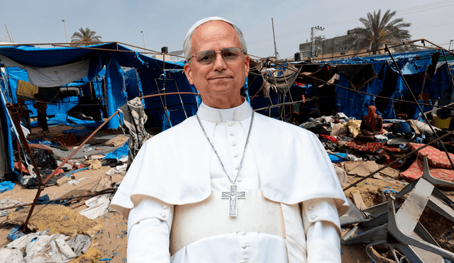 Papa León XIV exige entrada de ayuda humanitaria a Gaza. Foto: composición LR Papa León XIV exige entrada de ayuda humanitaria a Gaza. Foto: composición LR