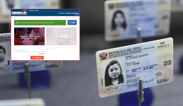 Estado de trámite del DNI permite verificar el avance de tu solicitud en Reniec. Estado de trámite del DNI permite verificar el avance de tu solicitud en Reniec.