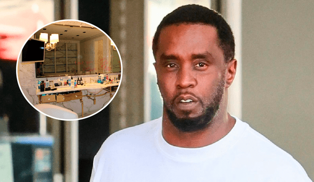 Las fotos fueron tomadas en el armario principal de la casa de Sean 'Diddy' Combs. Las fotos fueron tomadas en el armario principal de la casa de Sean 'Diddy' Combs.