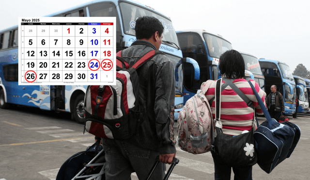Feriado largo comprende 3 días: sábado 24 de mayo, domingo 25de mayo y lunes 26 de mayo. Feriado largo comprende 3 días: sábado 24 de mayo, domingo 25de mayo y lunes 26 de mayo.