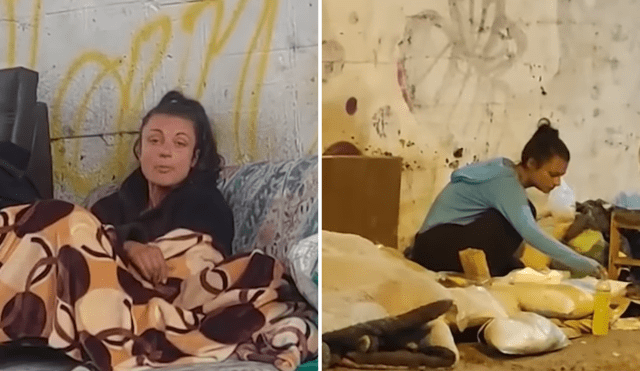 Hannah Joanne Almond vive debajo de un puente en Cusco desde hace 2 meses. Foto: composición LR/captura YouTube/24 Horas Hannah Joanne Almond vive debajo de un puente en Cusco desde hace 2 meses. Foto: composición LR/captura YouTube/24 Horas