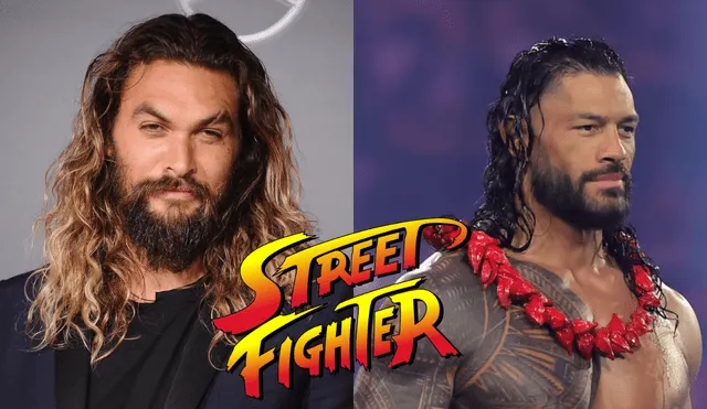 Jason Momoa y Roman Reigns. Foto: Composición LR/ GettyImages