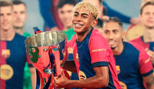 Lamine Yamal lleva tres temporadas en el primer equipos del Barcelona. Foto: Instagram Lamine Yamal lleva tres temporadas en el primer equipos del Barcelona. Foto: Instagram