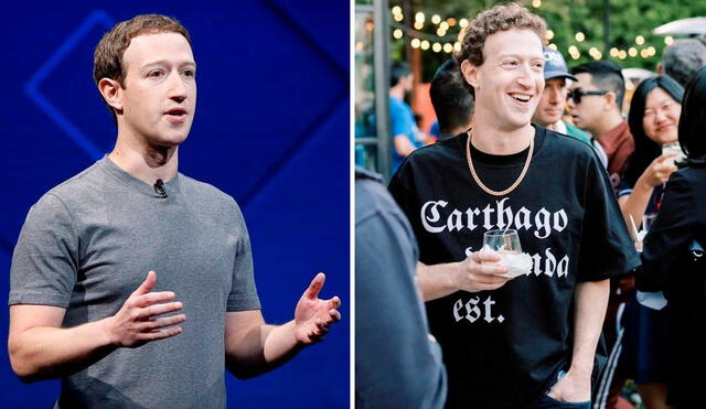 El fundador de Facebook ha cambiado radicalmente su imagen. El fundador de Facebook ha cambiado radicalmente su imagen.