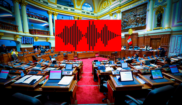 Se filtra nuevo audio en el Congreso. Foto: composición LR Se filtra nuevo audio en el Congreso. Foto: composición LR