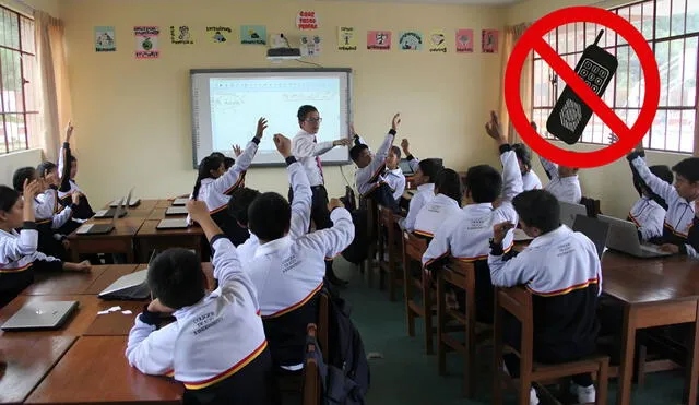 Minedu regulará uso de celulares en colegio tras aprobación del Congreso peruano. Foto: Composición LR/CDN/Static Minedu regulará uso de celulares en colegio tras aprobación del Congreso peruano. Foto: Composición LR/CDN/Static