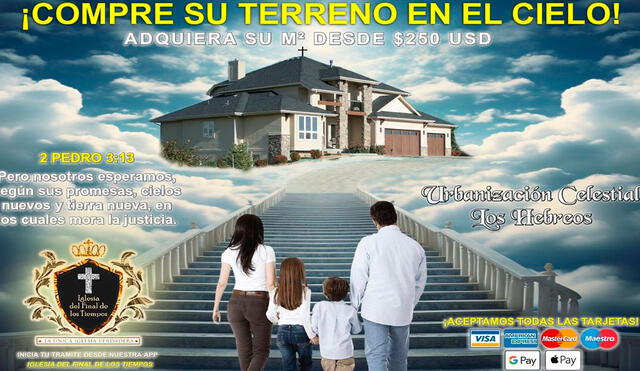 El pastor afirmó que tuvo una conversación y goza de la licencia de Dios para vender terrenos en el cielo. Foto: composición LR/ TikTok/ @noticiastiktok61 El pastor afirmó que tuvo una conversación y goza de la licencia de Dios para vender terrenos en el cielo. Foto: composición LR/ TikTok/ @noticiastiktok61
