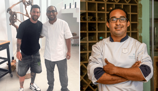 Augusto Riofrio Mapelli, joven peruano, confesó ser el chef personal de Lionel Messi. Foto: composición LR/Instagram/@private_chef_augusto Augusto Riofrio Mapelli, joven peruano, confesó ser el chef personal de Lionel Messi. Foto: composición LR/Instagram/@private_chef_augusto