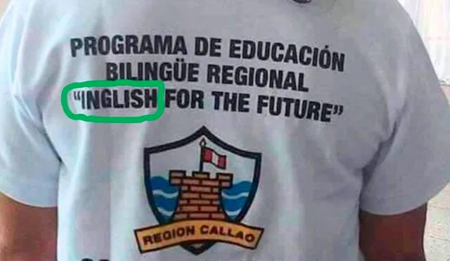 Usuarios de TikTok no tardaron en reaccionar ante el error de la impresión del programa de inglés del Gobierno Regional del Callao. Foto: TikTok/ @wallygonlay Usuarios de TikTok no tardaron en reaccionar ante el error de la impresión del programa de inglés del Gobierno Regional del Callao. Foto: TikTok/ @wallygonlay
