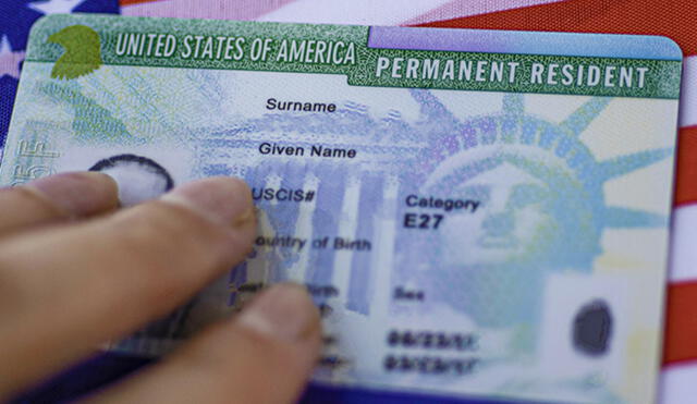 La Green Card permite a inmigrantes residir y trabajar en Estados Unidos.
