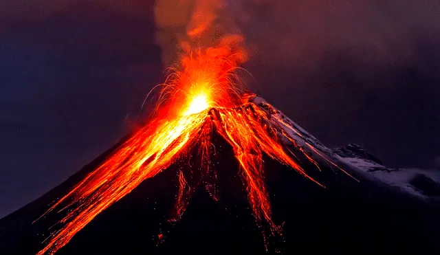 Las proporciones isotópicas del oxígeno coincidían con las del magma que fluye hacia la superficie. Foto: Daniel Freyr/Ejemplo.