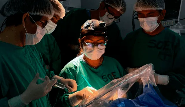 Los médicos lograron mantener con vida a la mujer de 39 años. Foto: Minsa