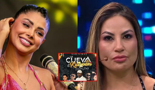 Pamela Franco fue contundente sobre la idea de cantar en la discoteca de Pamela López. Foto: Composición LR/difusión