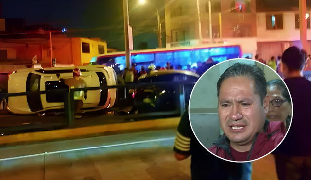 Familiares de la víctima señalaron que los dos pasajeros del auto blanco aparentaban estado de ebriedad. Foto: Composición LR