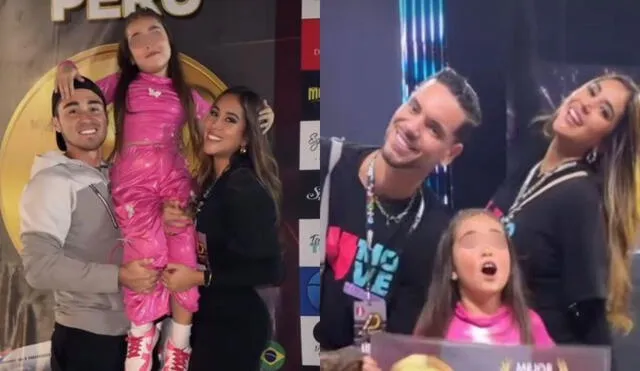 Rodrigo Cuba, Melissa Paredes y Anthony Aranda celebraron el triunfo con la pequeña Mia. Foto: Composición LR/difusión Rodrigo Cuba, Melissa Paredes y Anthony Aranda celebraron el triunfo con la pequeña Mia. Foto: Composición LR/difusión
