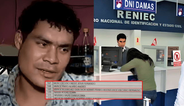 Dos hermanos de Surco tendrían los nombres más largos en Perú. Foto: composición LR/América TV/Reniec Dos hermanos de Surco tendrían los nombres más largos en Perú. Foto: composición LR/América TV/Reniec
