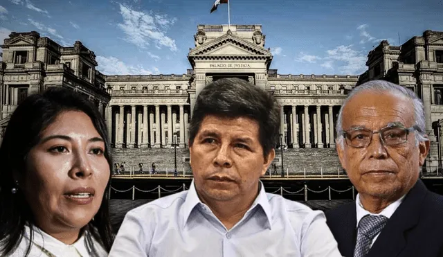 La Fiscalía pide 34 años de cárcel para Pedro Castillo, Betssy Chávez y Aníbal Torres. Foto: Composición/LR