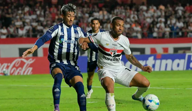 Sao Paulo enfrentó a Talleres en el Morumbí por la última fecha de la Copa Libertadores. Foto: AFP