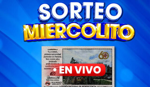 La Lotería Nacional de Panamá EN VIVO revela todos los miércoles el Sorteo Miercolito con un pozo millonario. Foto: composición LR/ X/ LNBPma La Lotería Nacional de Panamá EN VIVO revela todos los miércoles el Sorteo Miercolito con un pozo millonario. Foto: composición LR/ X/ LNBPma
